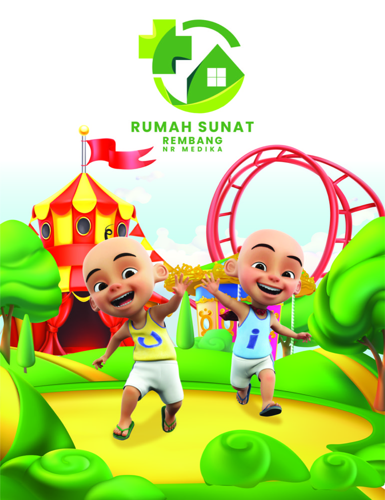 Ruang Tindakan Khitan Bertema Mural Ceria
